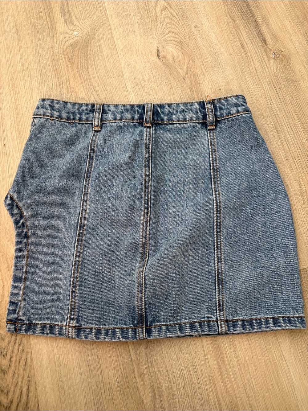 Superdown Abby Slit Denim Mini Skirt Size Small Great Condition festival boho - Picture 4 of 5